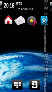 Capture d'écran Earth Pro thème