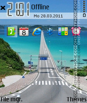Long road tema screenshot