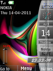 Sidebar Battery tema screenshot