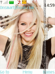 Скриншот темы Avril Lavigne - Cleanliness