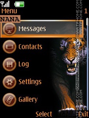 Wild Tiger CLK tema screenshot