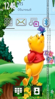 Скриншот темы Winnie Pooh 103