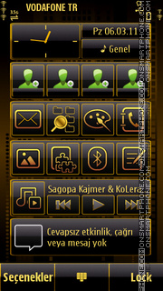 Gold tema screenshot