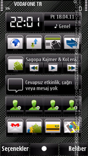 Fabricgray tema screenshot