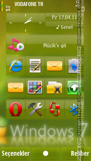 Capture d'écran Windows7 thème
