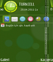 Скриншот темы Green