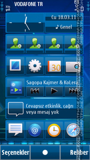 Blue tema screenshot