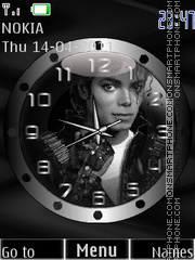 MJ Clock tema screenshot