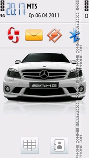 Beautiful Mercedes Car tema screenshot