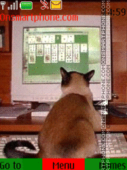 Cat gamer es el tema de pantalla