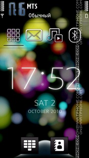 Iphone Orbs tema screenshot