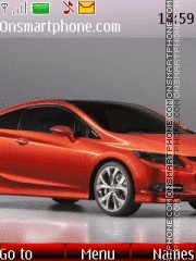 Honda Civic Si Concept Theme-Screenshot