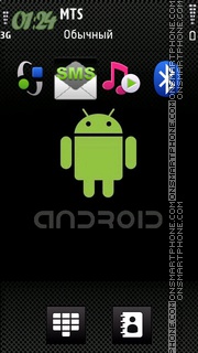 Iphone Android theme screenshot