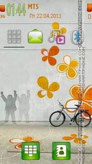 Orange Theme Theme-Screenshot