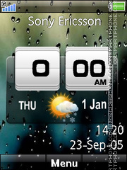 Htc Clock 01 tema screenshot