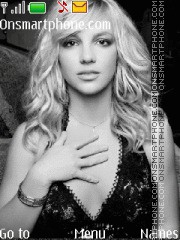 Britney Spears 25 theme screenshot