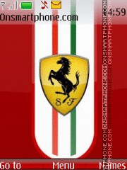 Скриншот темы Ferrari Logo 2013