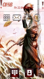 Скриншот темы Sasuke Uchiha 04