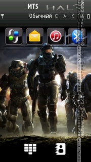Halo Reach 01 theme screenshot