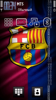 Fc Barcelona 18 theme screenshot