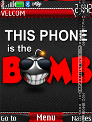Do not Touch My Phone theme screenshot