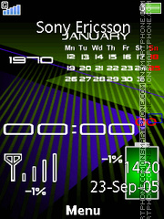 Capture d'écran Battery Calendar thème