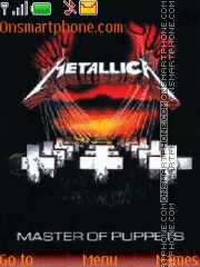 Metallica - Master of Puppets theme screenshot