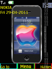 Iphone 10 tema screenshot