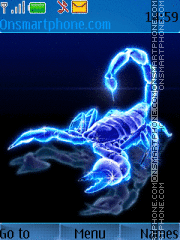 Blue scorpion es el tema de pantalla