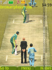 3d Cricket 01 theme screenshot