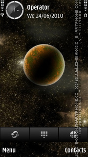 Capture d'écran Space thème