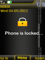 Phone locked... theme screenshot