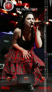 Amy Lee tema screenshot