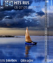 Capture d'écran On Lake thème