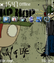 Hip-Hop Guyz theme screenshot