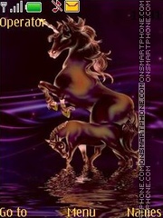 Unicorns swf Theme-Screenshot