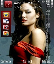 Angelina Jolie 23 theme screenshot