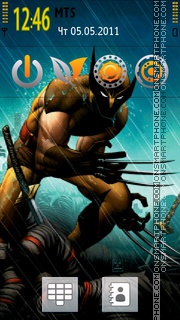 Capture d'écran Wolverine 11 thème