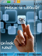 Unlock Phone es el tema de pantalla