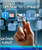 Скриншот темы Unlock