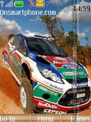 Ford Fiesta WRC theme screenshot