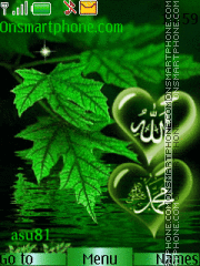 Allah C.C .Muhammed S.A.W. theme screenshot