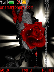 Bloody Rose By ROMB39 tema screenshot