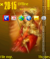 Samurai 05 theme screenshot