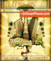 City Gardens tema screenshot