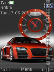 Red car tema screenshot