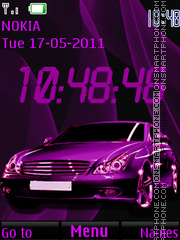 Violet car tema screenshot