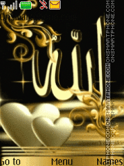 Capture d'écran Allah C.C. thème