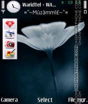 White Flower 06 tema screenshot