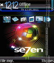 Windows7 09 es el tema de pantalla